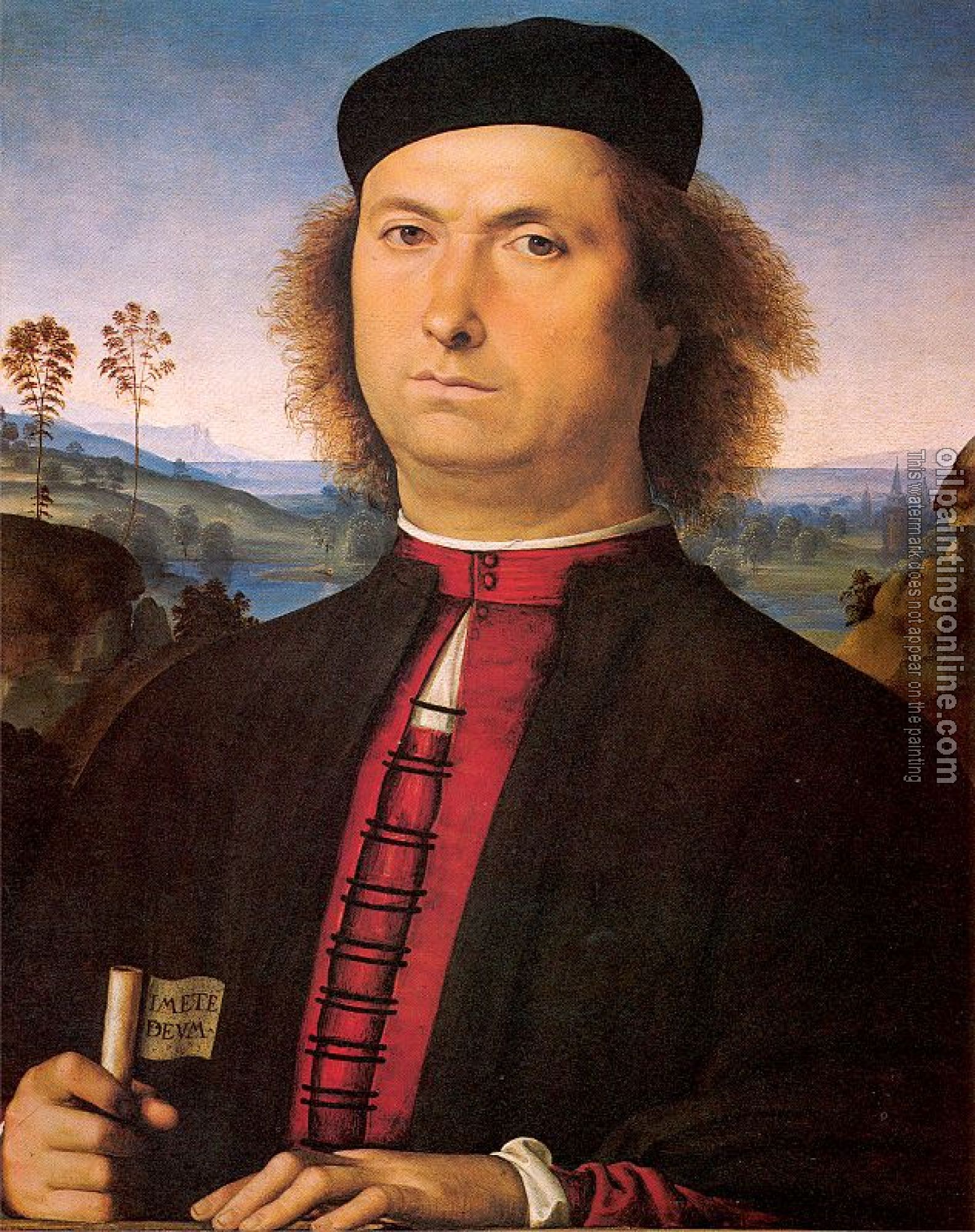 Perugino, Pietro - Portrait of Francesco delle Opere